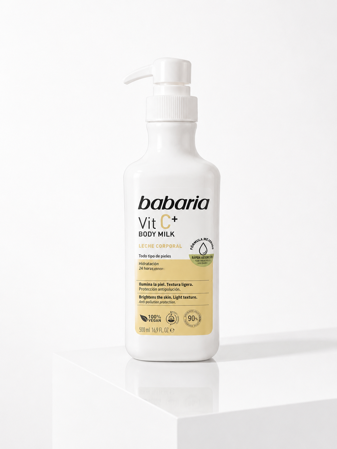 CREME CORPORAL BABARIA VIT C BODY MILK 500 ML