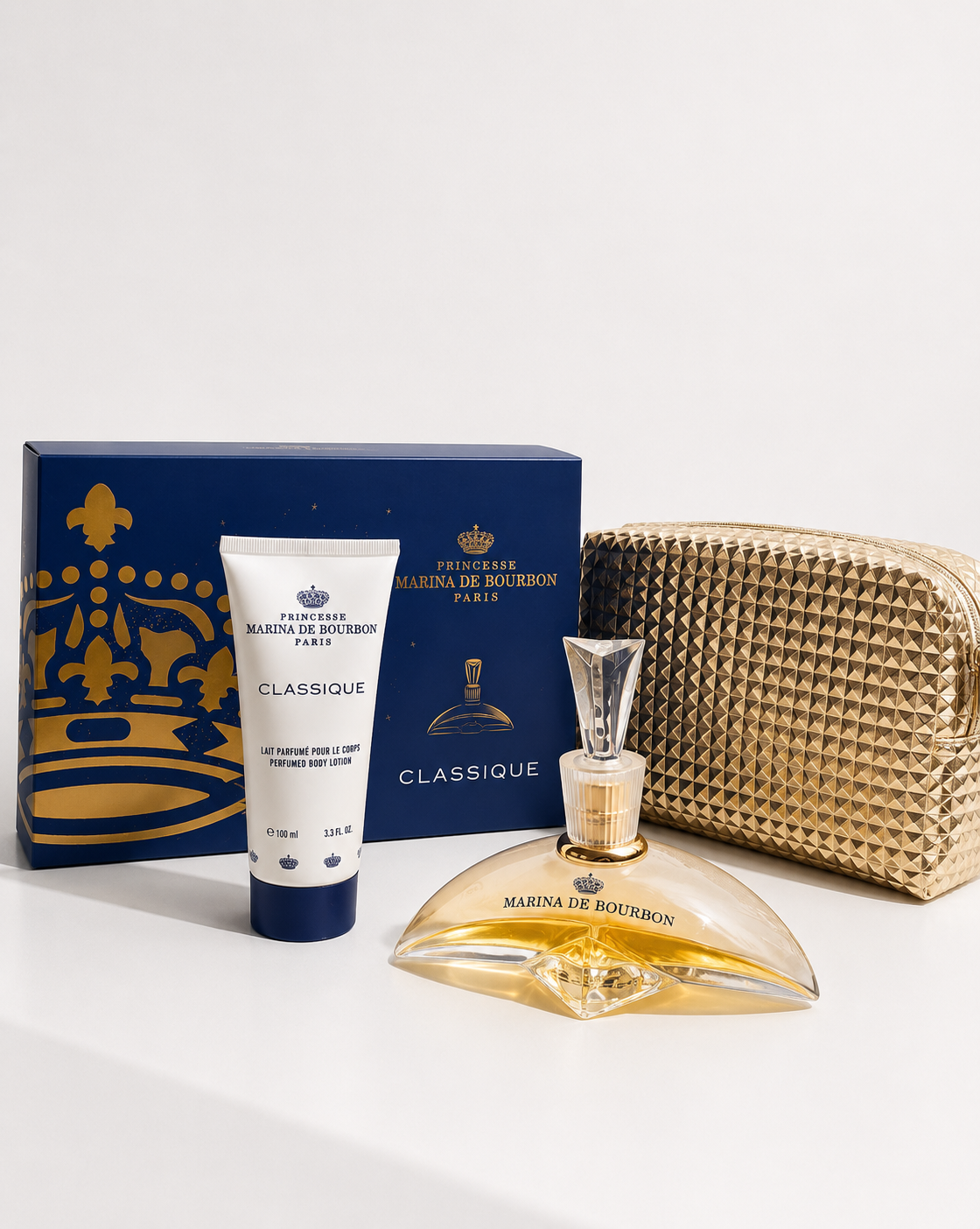 KIT PERFUME PRINCESSE MARINA DE BOURBON CLASSIQUE EDP
